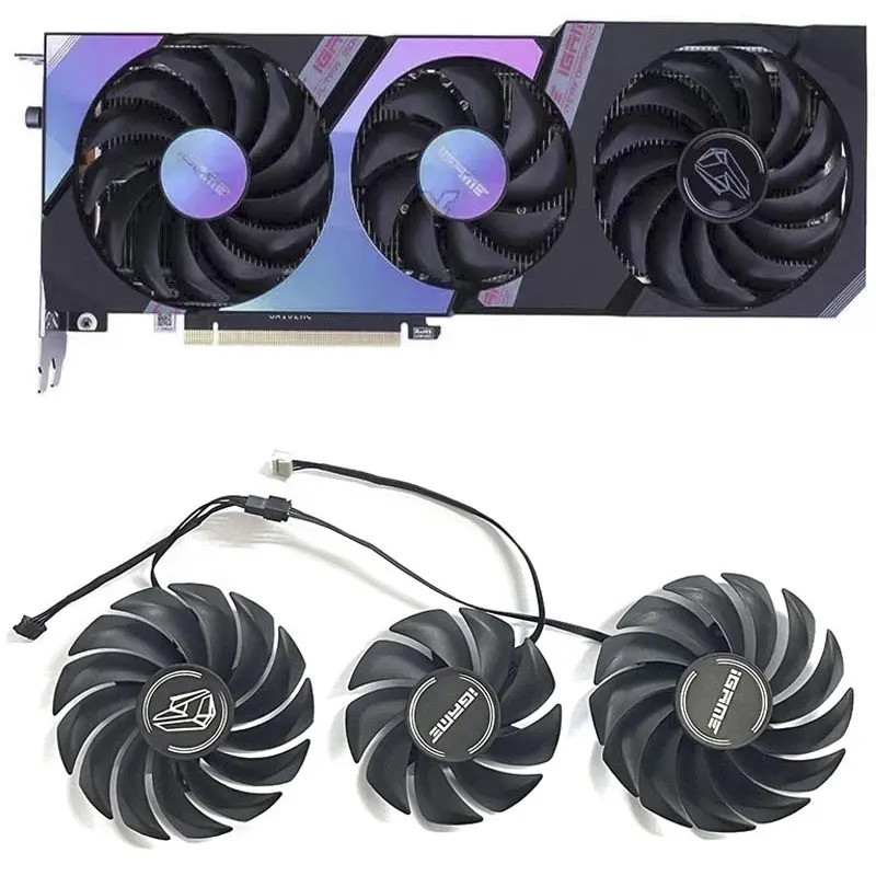 ใหม่ RTX3080 3070 iGame Ultra GPU พัดลม 90 มม.4PIN สําหรับ Geforce RTX 3060Ti 3070 3080 iGame Ultra 