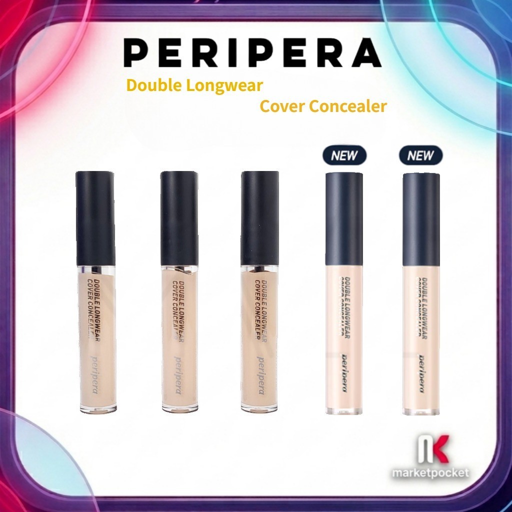 [peripera] / (Double Longwear Cover Concealer) / 5.5g / 1ea / K-Beauty Authentic K-Food K-Beauty Ski