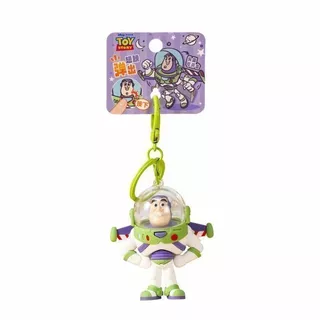 อย่างเป็นทางการ Disney Toy Story Buzz Lightyear พวงกุญแจ Pop Out Wings ที่ถอดออกได้หมวกกันน็อค BAIMAO ที่ได้รับอนุญาตรูปกระเป๋า Charm จี้กุญแจรถเด็กของขวัญ