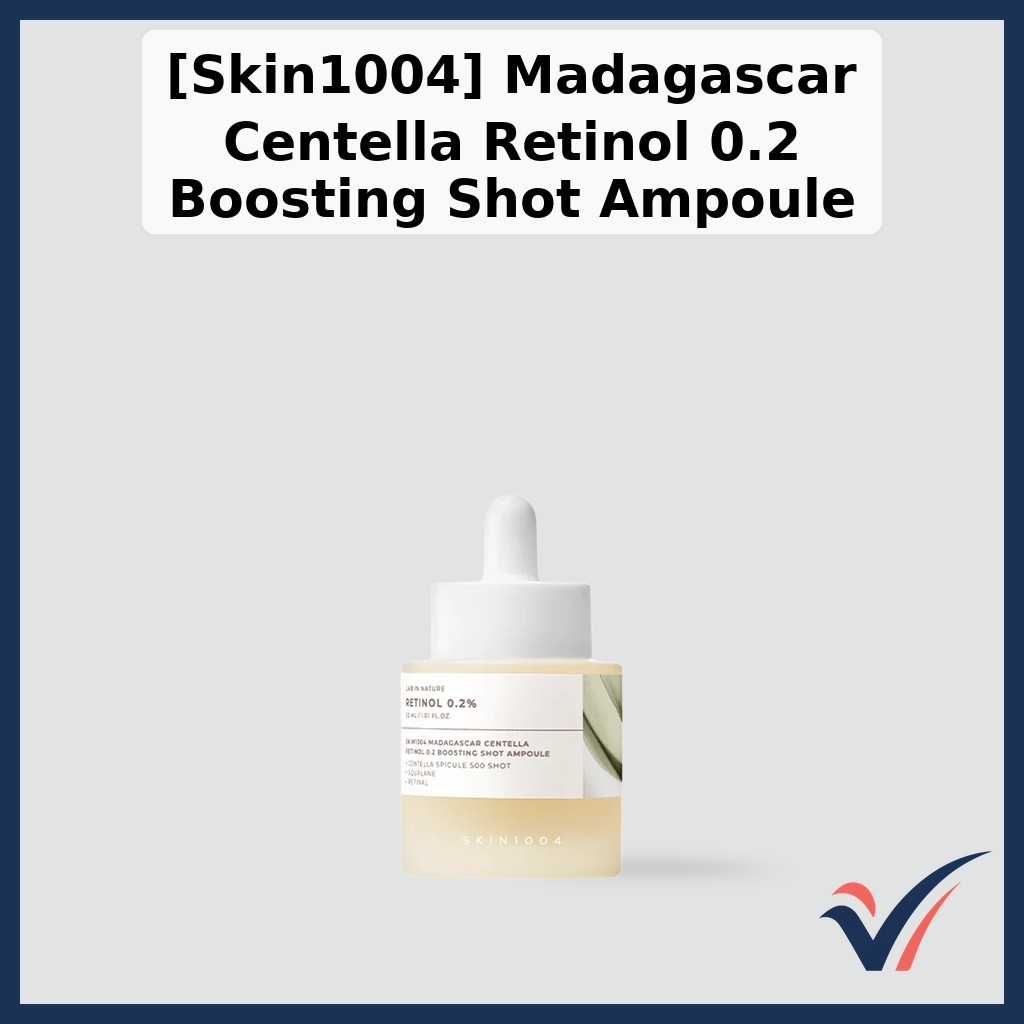 [Skin1004] Madagascar Centella Retinol 0.2 Boosting Shot Ampoule 30ml / เซรั่มเกาหลี / Retinol Boost