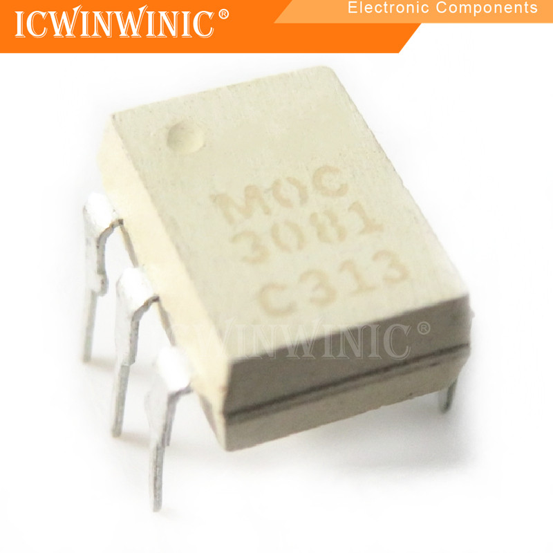5 ชิ้น MOC3081 3081 DIP-6 ส่วนประกอบอิเล็กทรอนิกส์