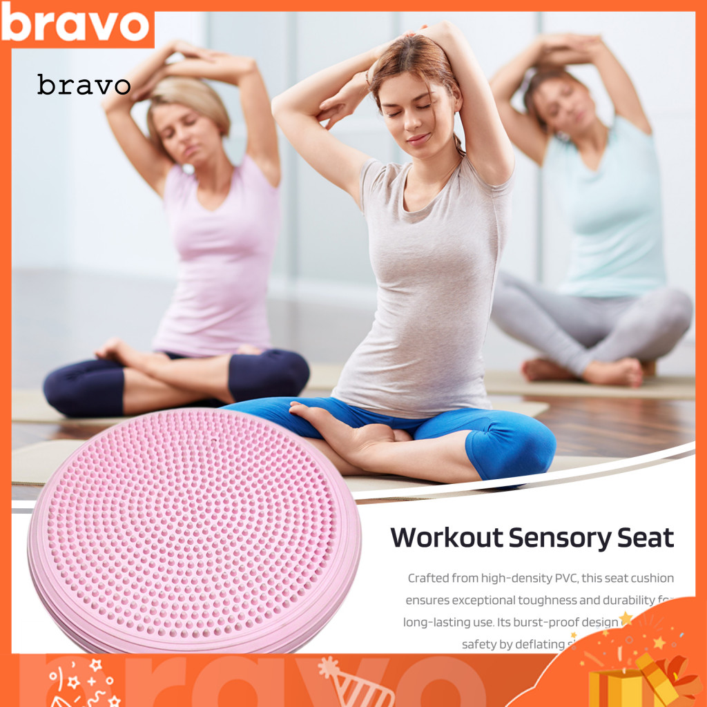 [Br] Wobble Balance Cushion Pvc Yoga Balance Pad พร้อมปั๊มลม – Wobble Cushion Board สําหรับ Core ออก