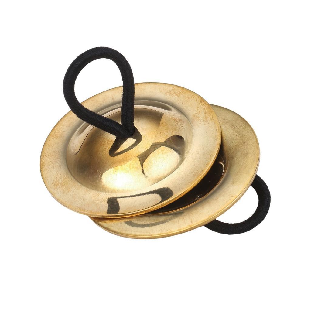 Lhome Belly Dancing Gold Finger Cymbals เครื่องดนตรี