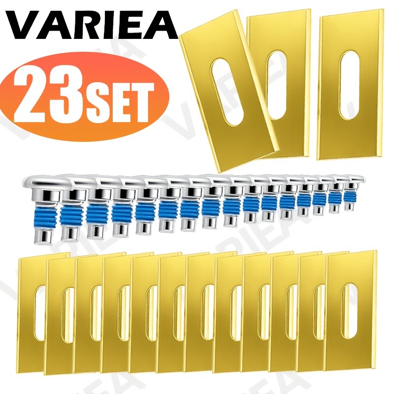 VARIEA-23 ชุดเครื่องตัดหญ้าหุ่นยนต์อะไหล่ทดแทน (พร้อมสกรูเคลือบที่ปลอดภัย), เหมาะสําหรับ Husqvarna A