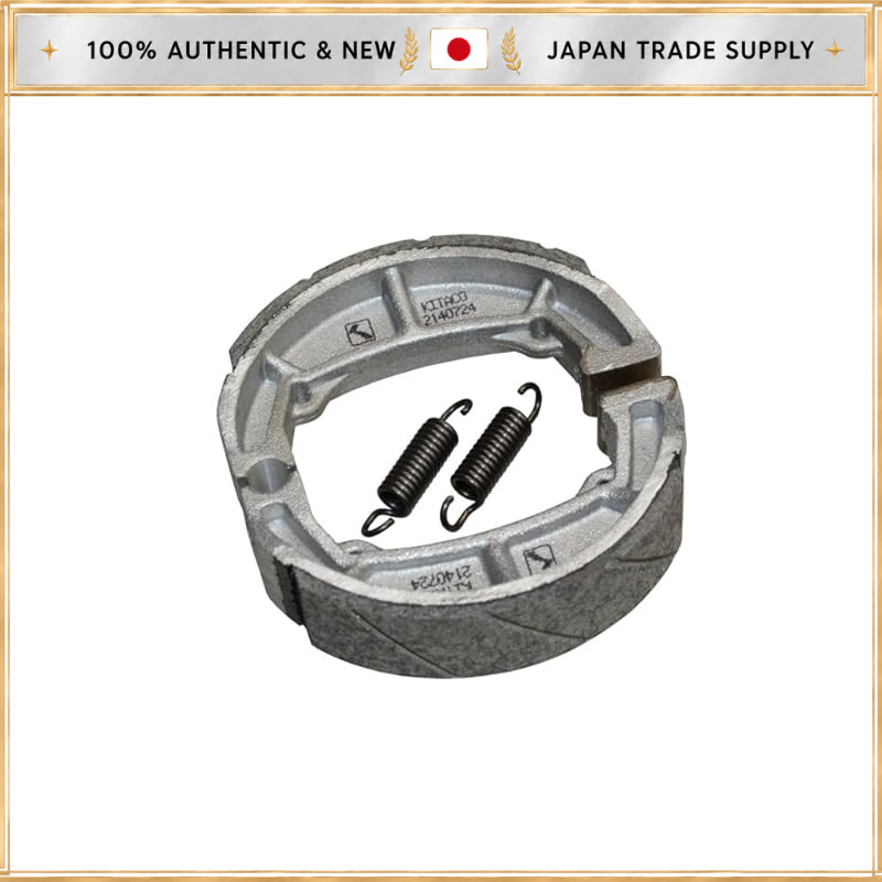 KITACO Non-Fade Brake Shoes (SS-4N) Made with Non-Asbestos Material for Lets Series (2-Stroke Bikes)