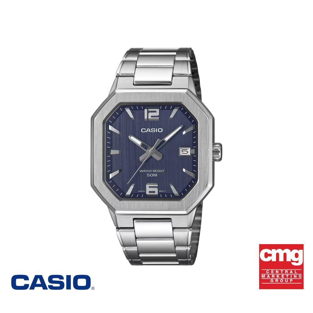 CASIO นาฬิกาข้อมือ CASIO รุ่น MTP-B195D-2AVDF สายสเตนเลส สีน้ำเงินเข้ม