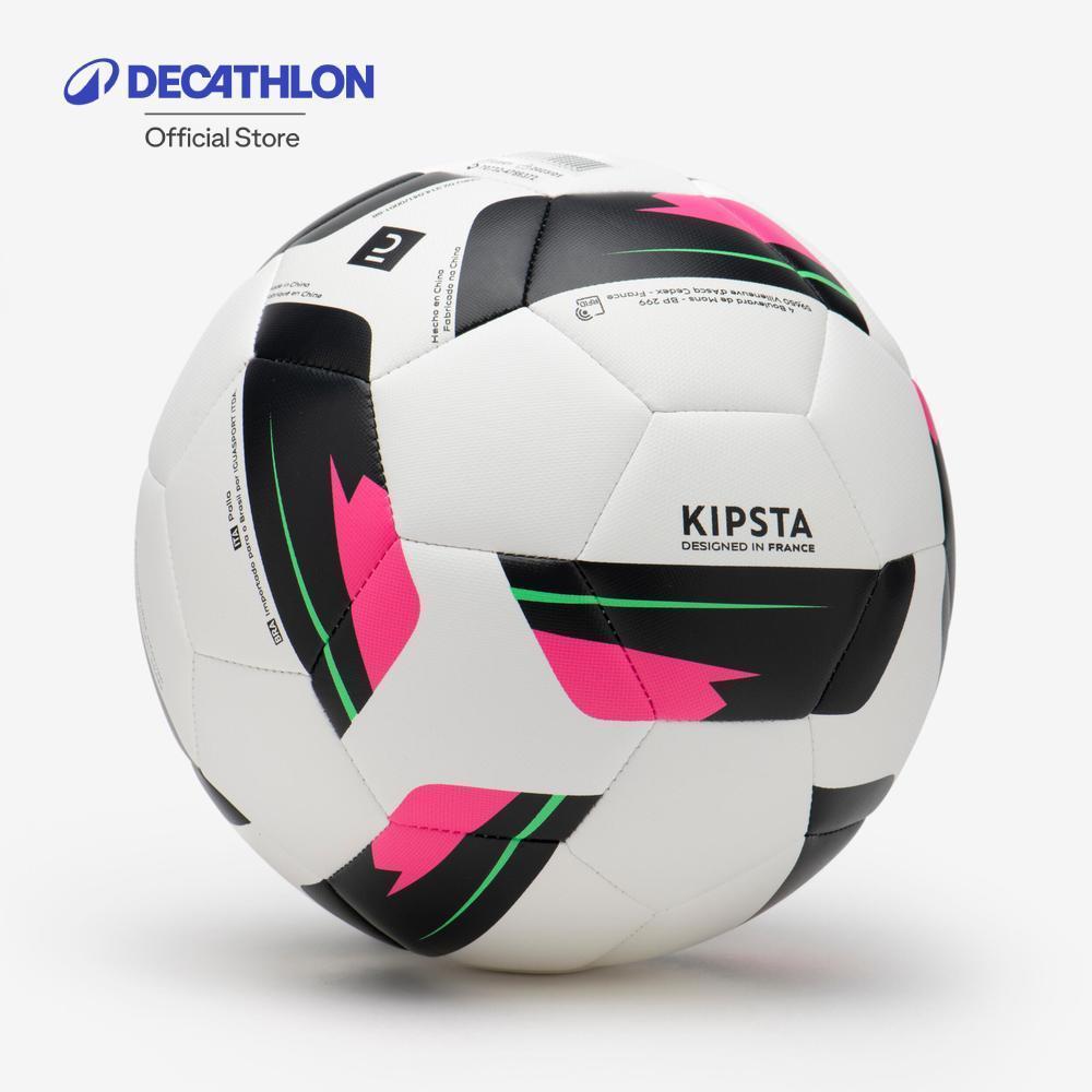 Decathlon Machine-Stitched Football Training Ball ลูกฟุตบอลที่เย็บด้วยเครื่องจักรสำหรับฝึกซ้อม - White