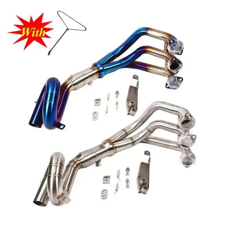 EM สำหรับ MT 09 XSR 900 FZ09 MT MT09 MT-09 FZ-09 XSR900 2014 2015 2016-2018 ระบบท่อไอเสียรถจักรยานยน