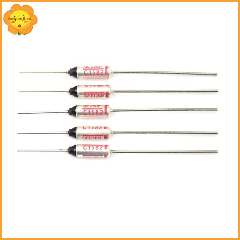 VASTJI 5 ชิ้น SF214E Sefuse Cutoffs ฟิวส์ความร้อน 216°C 216 องศาเซลเซียส 10A 250V VN