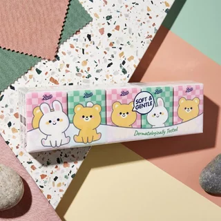 Boots บู๊ทส์ ซอฟท์ แอนท์ เจนเทิล มินิ แฮงกี้ 3ชั้น × 10แผ่น × 10ซอง BOOTS SOFT & GENTLE MINI HANKIES 10 PACK X10