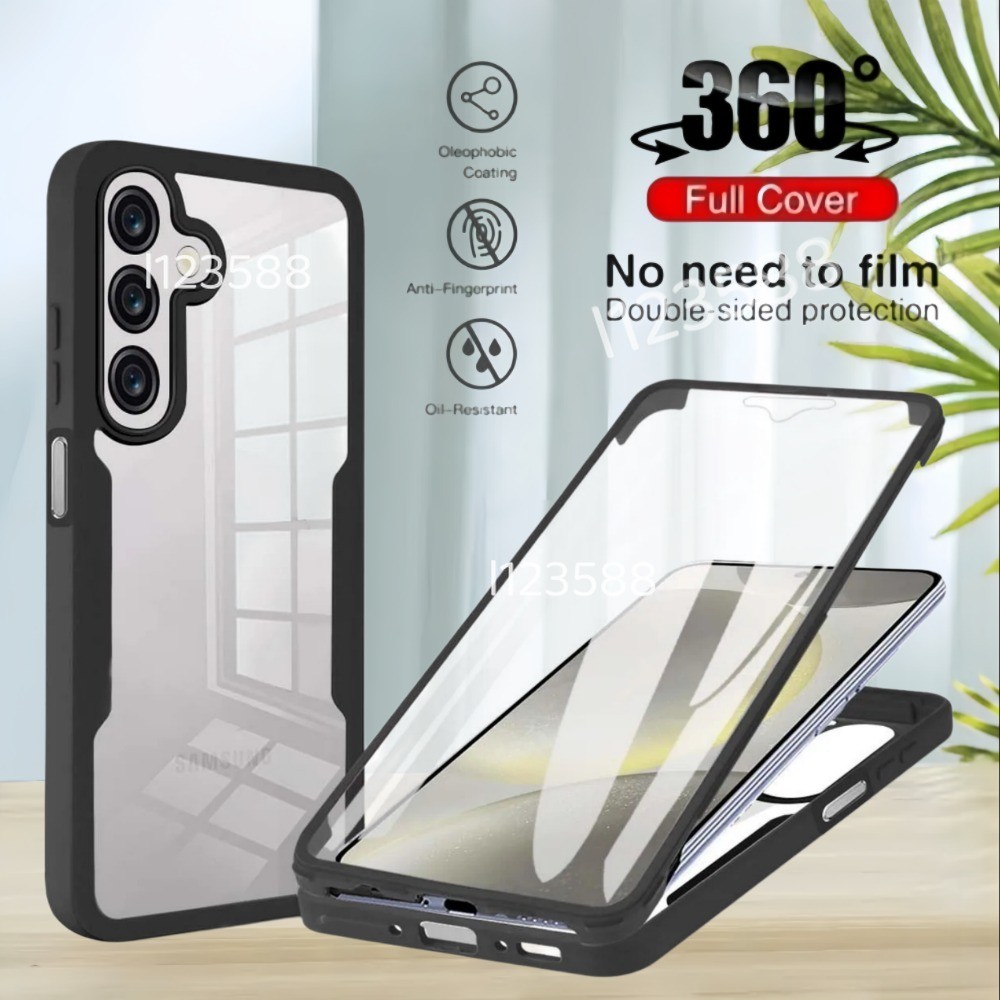 360 Full Body เคสกันกระแทกสําหรับ Samsung Galaxy A57 A27 A37 A17 A07 5G 4G 2026 SamsungA57 สองด้านซิลิโคน