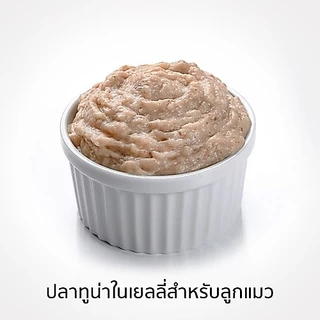 รีกาลอส อาหารแมว ปลาทูน่าในเยลลี่สูตรลูกแมว x48 ซอง (ยกลัง) 70กรัม