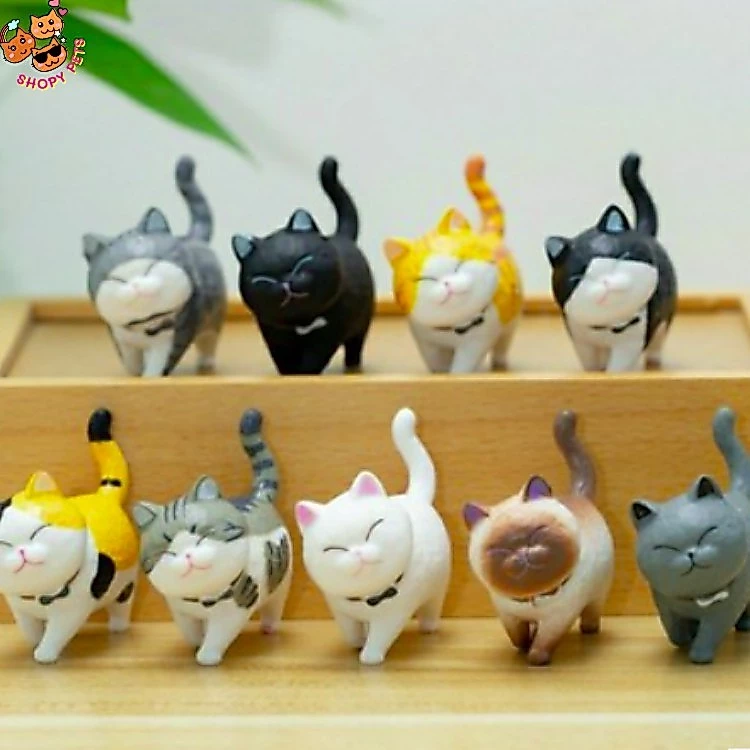 เลือกแบบ/สีได้😻😸โมเดลแมวอ้วนน่ารัก แมว โมเดล โมเดลแมว ฟิกเกอร์แมว ตุ๊กตาแมว ลูกแมว แมวกาชาปอง แมวอ้วน DC2 thumbnail 3