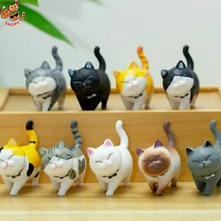 เลือกแบบ/สีได้😻😸โมเดลแมวอ้วนน่ารัก แมว โมเดล โมเดลแมว ฟิกเกอร์แมว ตุ๊กตาแมว ลูกแมว แมวกาชาปอง แมวอ้วน DC2