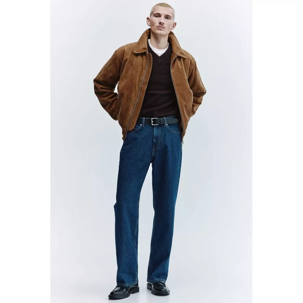 H&M(เอชแอนด์เอ็ม) กางเกงยีนส์ทรงสบาย Men Relaxed jeans 1316883_2