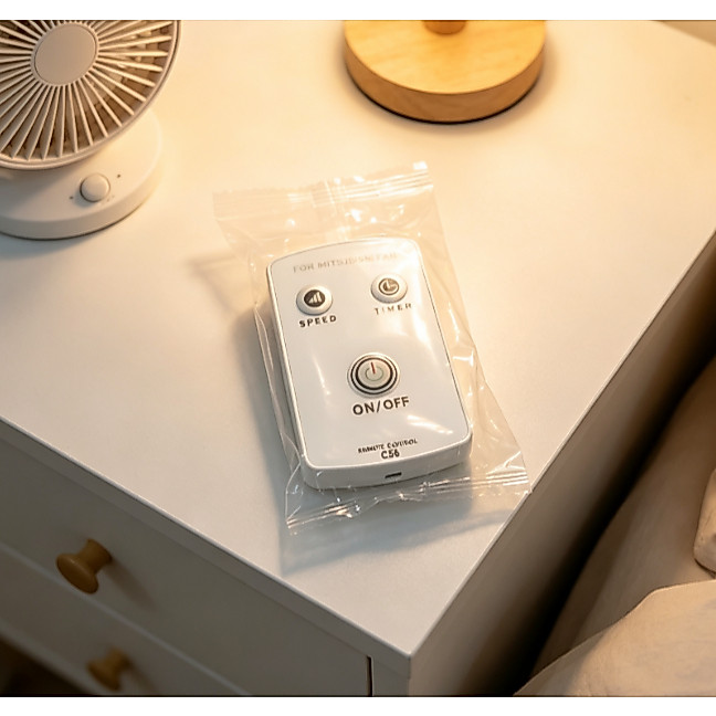 สําหรับพัดลมเพดาน Mitsubishi Remote C56 รุ่น F13302P00 ใช้งานร่วมกับ C56-RQ4 C56-RQ5