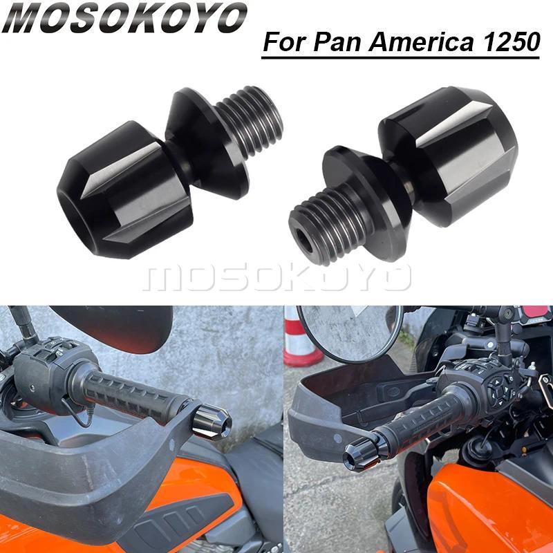 Lปลอกแฮนด์มอเตอร์ไซค์พร้อมจุกปลายแฮนด์ สำหรับ Harley Pan America 1250 RA1250 2021-2026 Panamerica 12