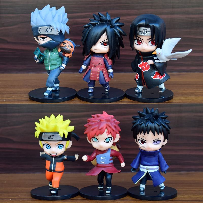 Naruto Gaashi Uchiha Machi Naruto Garakashi Uchiha Madara เครื่องประดับอะนิเมะตุ๊กตาเด็ก