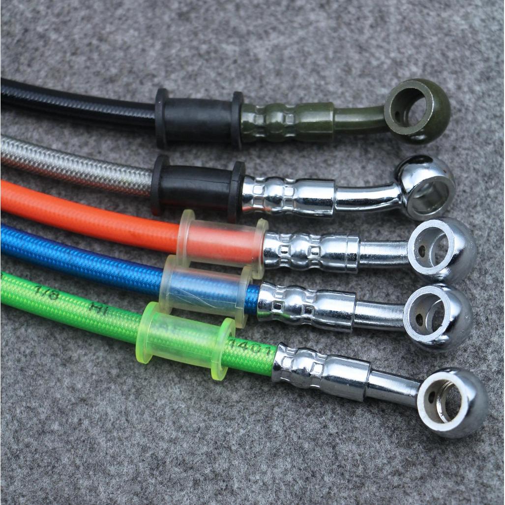 Zรถจักรยานยนต์ M10 เบรคไฮดรอลิกท่อสายถักน้ํามันสายท่อ GSXR600 GSXR750 GSXR1000 Hayabusa DL SV650 SV1