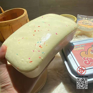 COD Squishy บีบของเล่นคลายเครียด ขนมปังฟู้ดช้า สตรอว์เบอร์รี/แท่งเนย นุ่มและผ่อนคลาย
