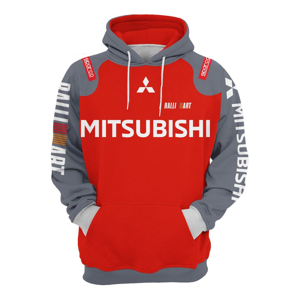 เสื้อสเวตเตอร์มีฮู้ด Mitsubishi Rally Racing Wrc