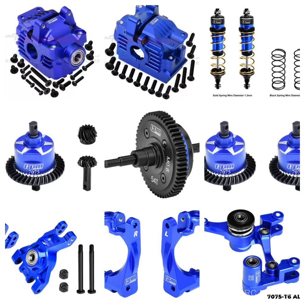 TRAXXAS 1/8 JATO 4X4 VXL โลหะอัพเกรดอุปกรณ์เสริมดัดแปลงคอลเลกชัน (A)