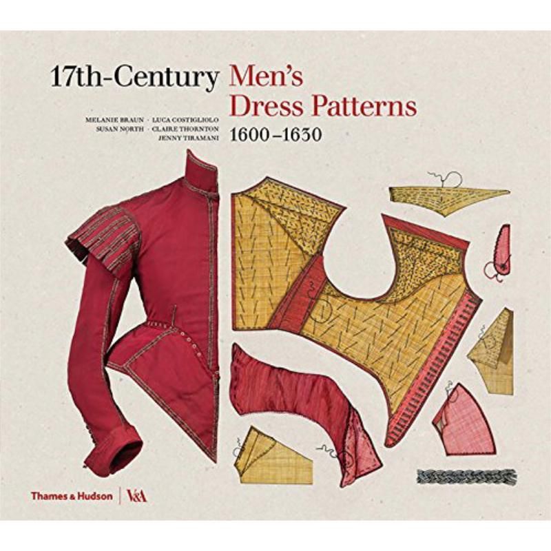 17TH CENTURY เสื้อผ้าผู้ชายรูปแบบภาษาอังกฤษ Original 17TH-CENTURY MENS DRESS PATTERNS หนังสือ