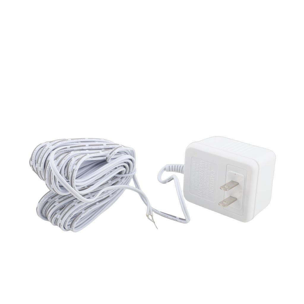 Welcomehome Doorbell Transformer Fit สําหรับแหวนสมาร์ทวิดีโออะแดปเตอร์จ่ายไฟสาย 26.2ft