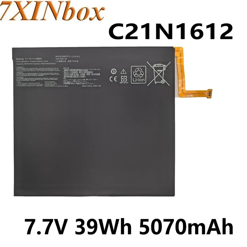 7XINbox C21N1612 7.7V 39Wh 5070mAh แบตเตอรี่แล็ปท็อปสําหรับ asus Transformer 3 T305CA T305CA-GW058T 