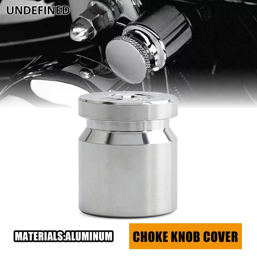 nChrome SM Choke KNOB สําหรับ Harley Sportster XL Big TWIN Softail Dyna FXR Touring Electra Glide สํ