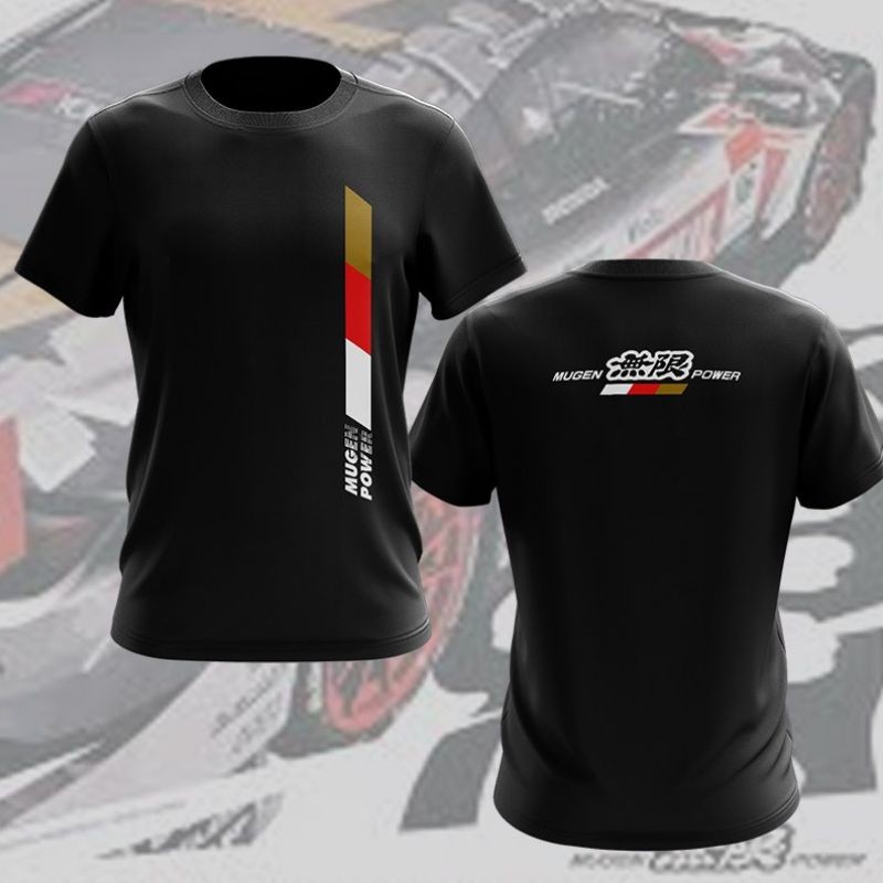 เสื้อยืด Mugen Power / เสื้อไมโครไฟเบอร์ / เสื้อแข่ง