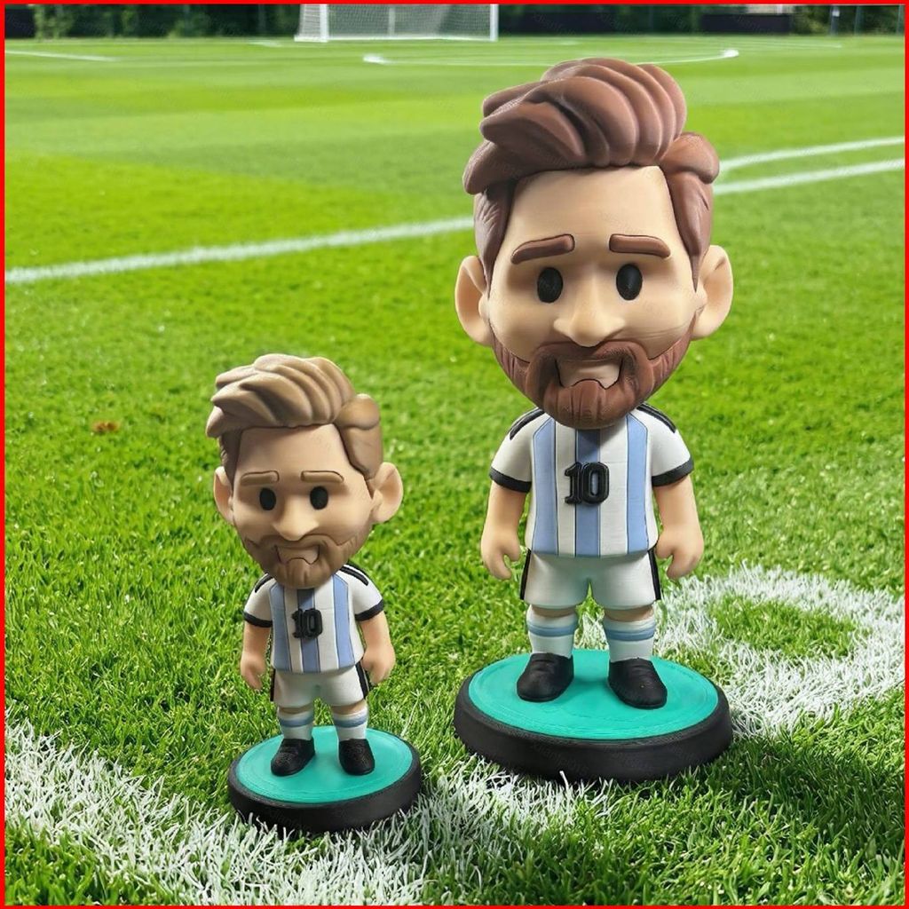 PF Messi CR7 Haaland Action Figure ฟุตบอล Star ตุ๊กตาฟุตบอลเครื่องประดับสะสม