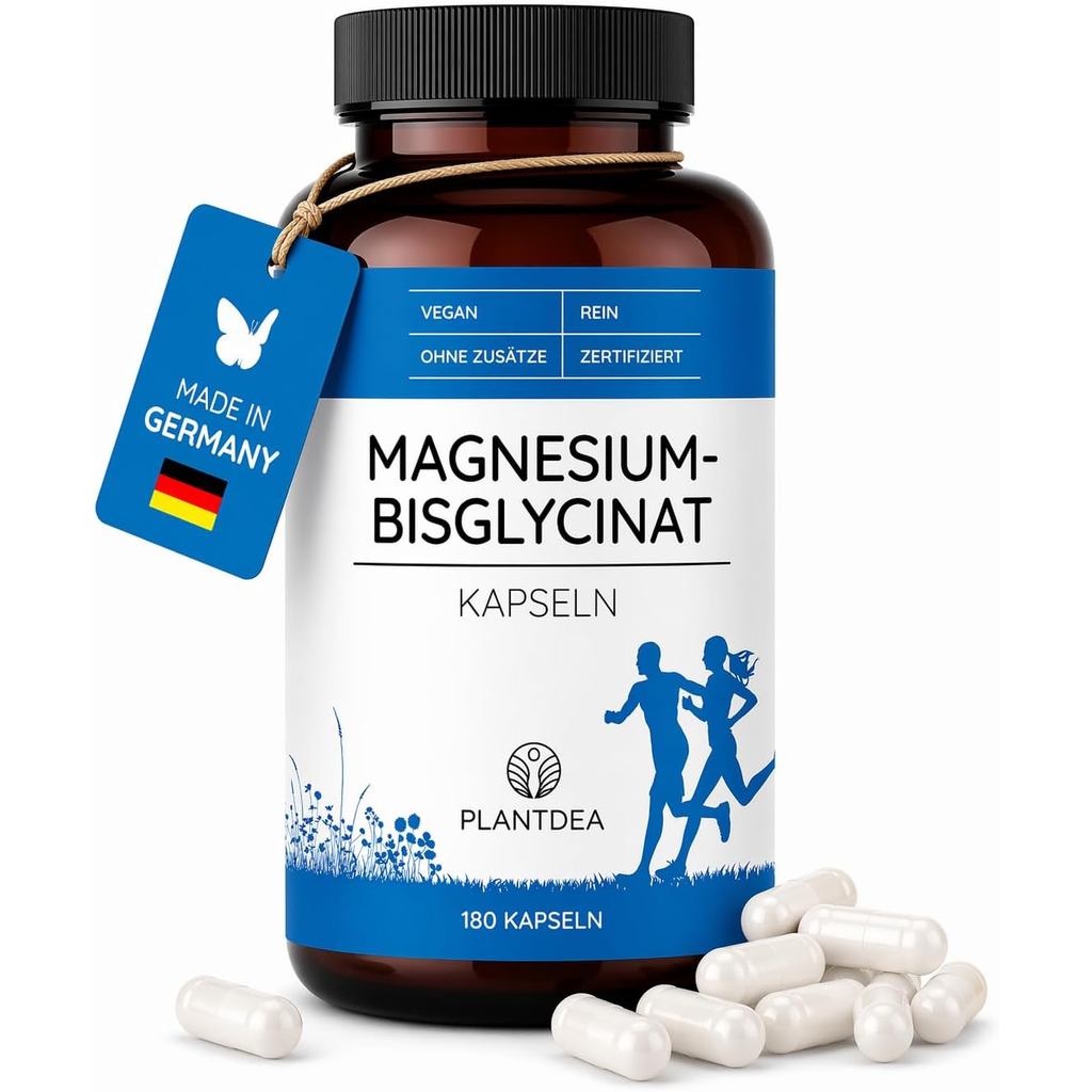 PlantDEA Magnesium Glycinate Capsules-180 แคปซูล High Dose Magnesium Glycinate Capsules I Have Been 