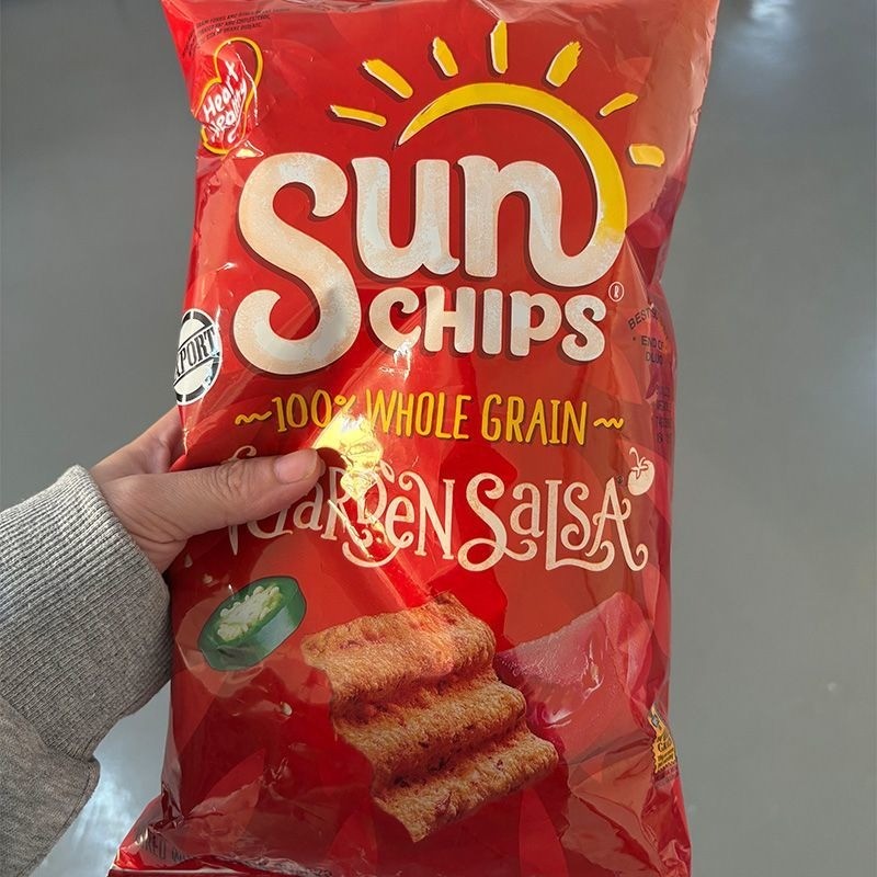 US นําเข้า SUN Chips Sunshine Brand New Tomato Flavour Cheese Casual Corn Chips Corn Chips#美国进口SUN C