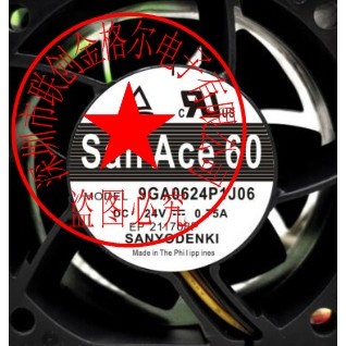 [พัดลมระบายความร้อนพร้อมสต็อก] 9GA0624P1J06/3 24V0.75A 9GA0624M60029GA0612H9001 H6001 พัดลม