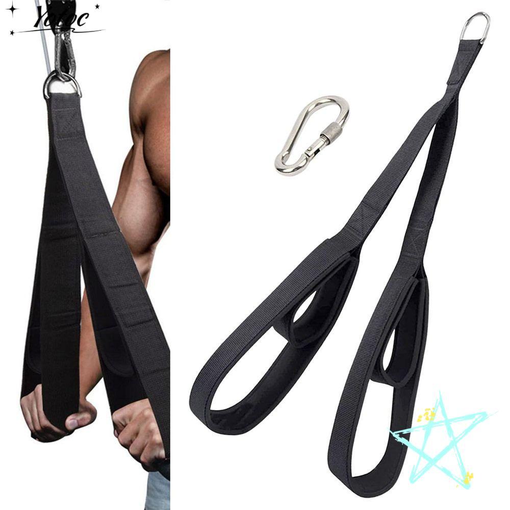 YOTOC Leg Raise Strap, อุปกรณ์ออกกําลังกายอเนกประสงค์ Pulldown Rope, Gym Tricep Strap