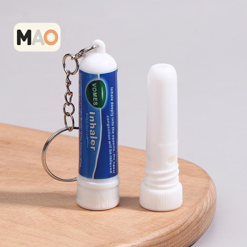 [MT] 5 ชิ้น Nasal Sti พวงกุญแจ Boosts Focus Inhaler หลอด Cooling Nasal Inhaler Aromatherapy Energy B