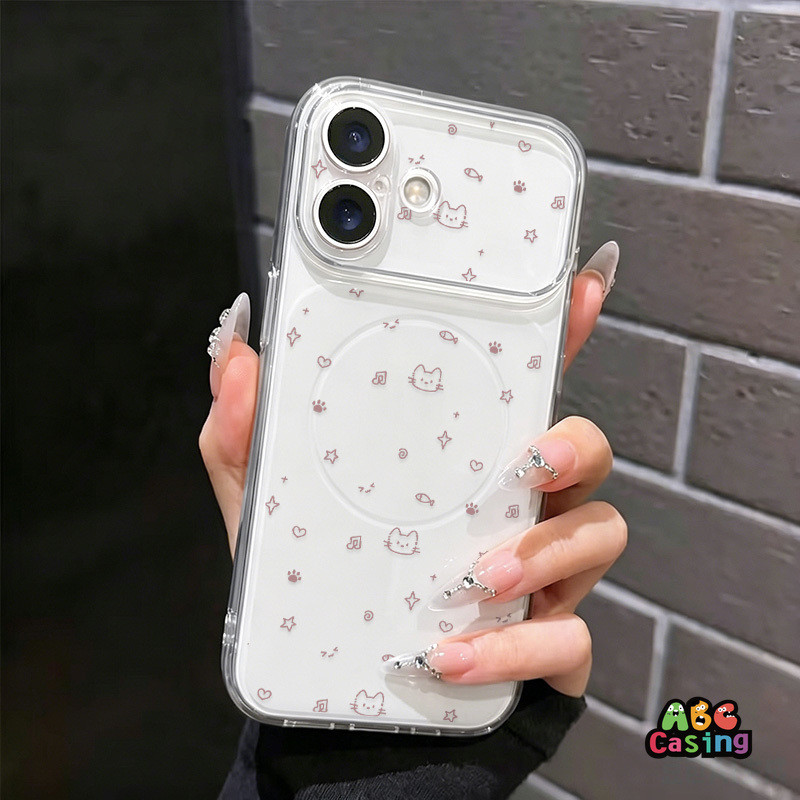 เคสการ์ตูนลูกแมวลายเส้นสไตล์ผ่อนคลายน่ารัก เข้ากับ IPhone 17 16 15 14 12 13 11 Pro Max 15 16 Plus Air 16 12 Pro วัสดุTPU