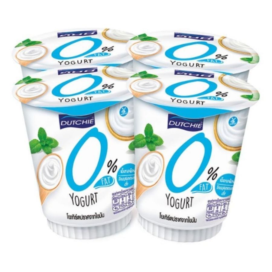 ดัชชี่ โยเกิร์ตไขมัน0%ธรรมชาติ Dutchie 0% Fat Plain 125g. Pack4