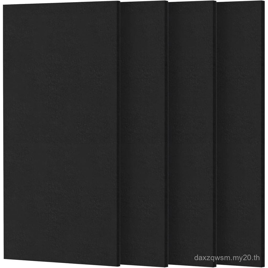 TONOR แผงอะคูสติกขนาดใหญ่ Self-Adhesive, 4PCS 44.1" x 21.7" แผงดูดซับเสียง, แผงผนังอะคูสติกสําหรับตก