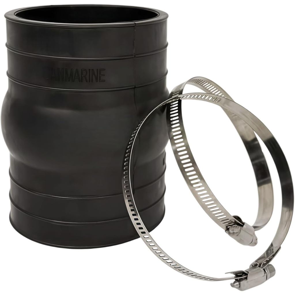 3863450 ท่อสูบลมไอเสีย 4" ข้อต่อยางล่างบนเข้ากันได้กับ Volvo Penta 3852741 3.0L 4.3L 5.7L และ OMC Co