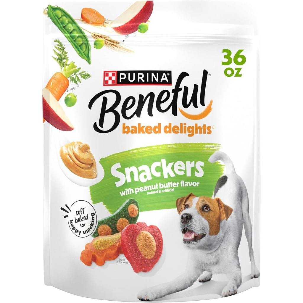 Purina Beneful Baked Delights Snackers ขสุนัข 36 OZ J6NG