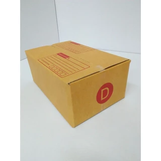 กล่องไปรษณีย์ เบอร์ D ขนาด 22×35×14 ซม. กล่องพัสดุ แพ็ค 20 ใบ หนา 3 ชั้น ราคาส่ง ล็อต 3255 ของแท้ คุ้มราคา