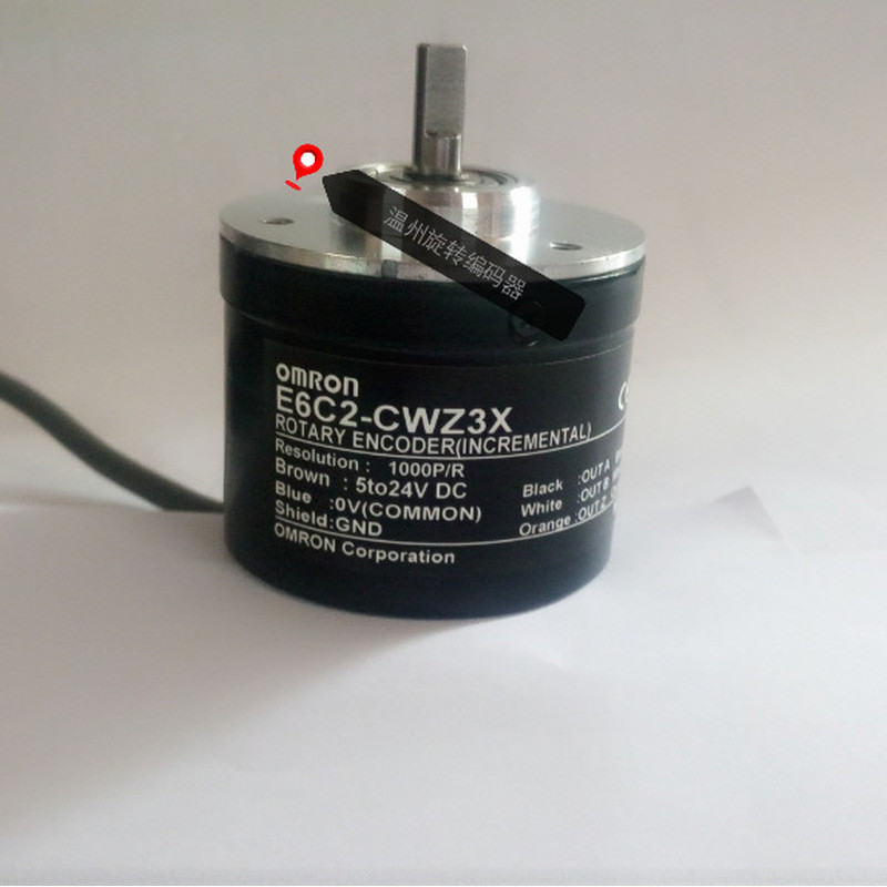ตัวเข้ารหัสแบบหมุนโฟโตอิเล็กทริก E6C2-CWZ3XH 2048P/R เอาต์พุตแบบดิฟเฟอเรนเชียล