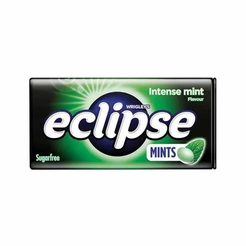 ฮ่องกงนําเข้า Eclipse Eclipse ลูกอมมิ้นต์ปราศจากน้ําตาลที่แข็งแกร่งเป็นพิเศษคอร์เซ็ตสุดเจ๋งเคี้ยวหมา