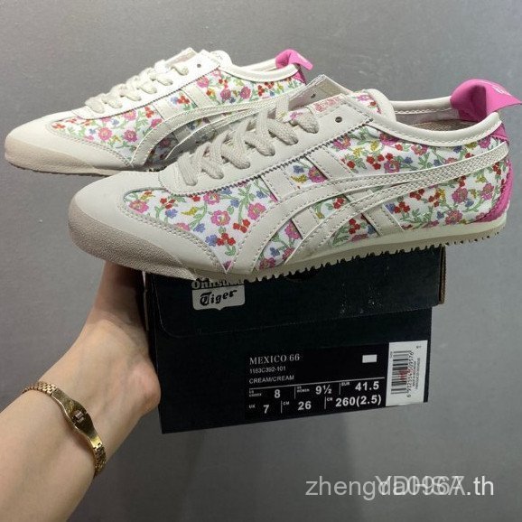 Onitsuka Tiger (Onitsuka Tiger) รองเท้าผ้าใบสําหรับผู้ใหญ่เม็กซิกันโดยใช้ดีไซน์สไตล์กีฬา HPTB