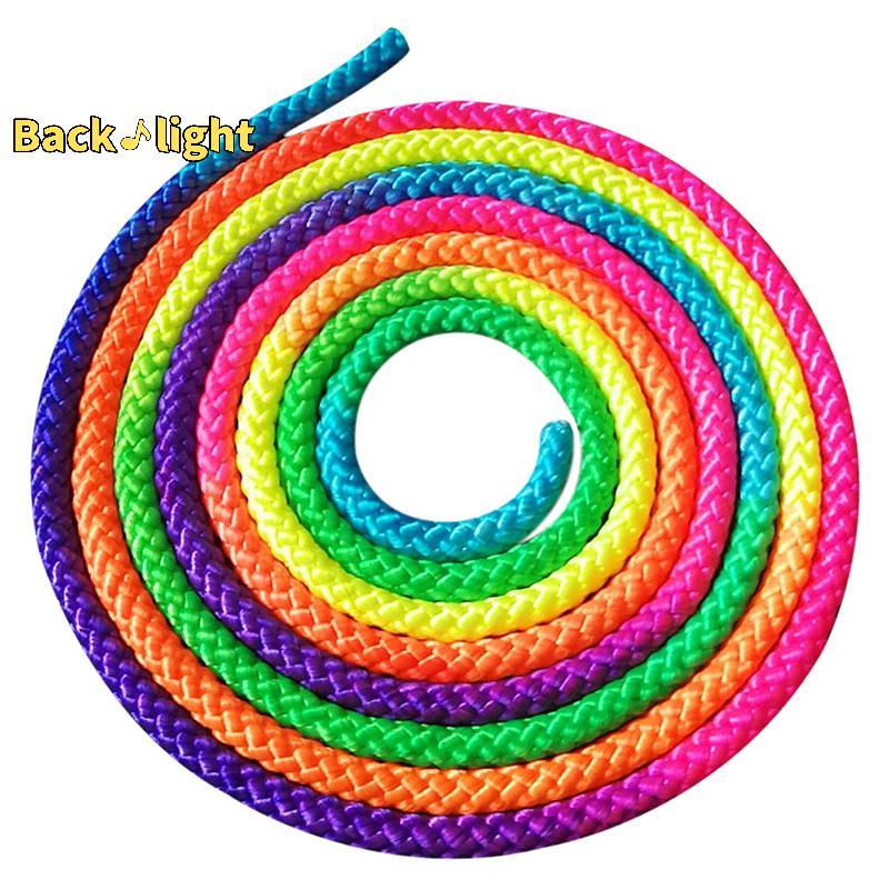 [Backlight] กีฬายิมสีรุ้ง Rhythmic ยิมนาสติกเชือก Solidpetition Arts Training Ropes [ใหม่]