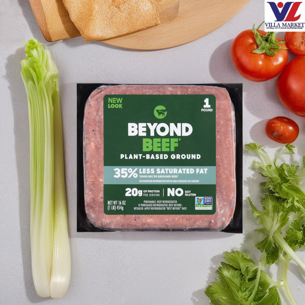 [สินค้าส่งด่วน] [7093] Beyond Meat Beet Plant-Based 454 G. เนื้อจากพืชผสมบีทรูท บียอนด์ มีท 454 กรัม