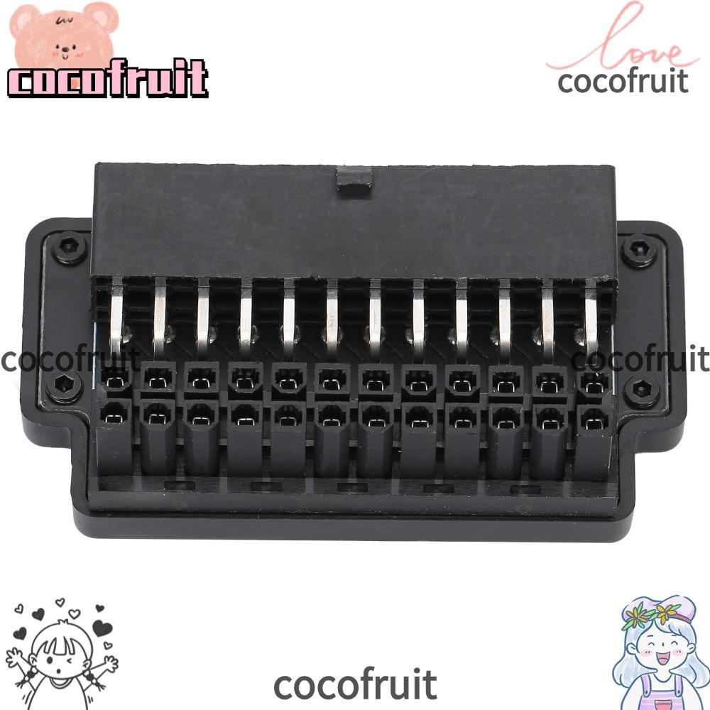 COCOFRUIT ATX 24Pin Adapter, Low Profile Female To Male Power Adapter, ทนทาน 90 องศาเมนบอร์ด Power C