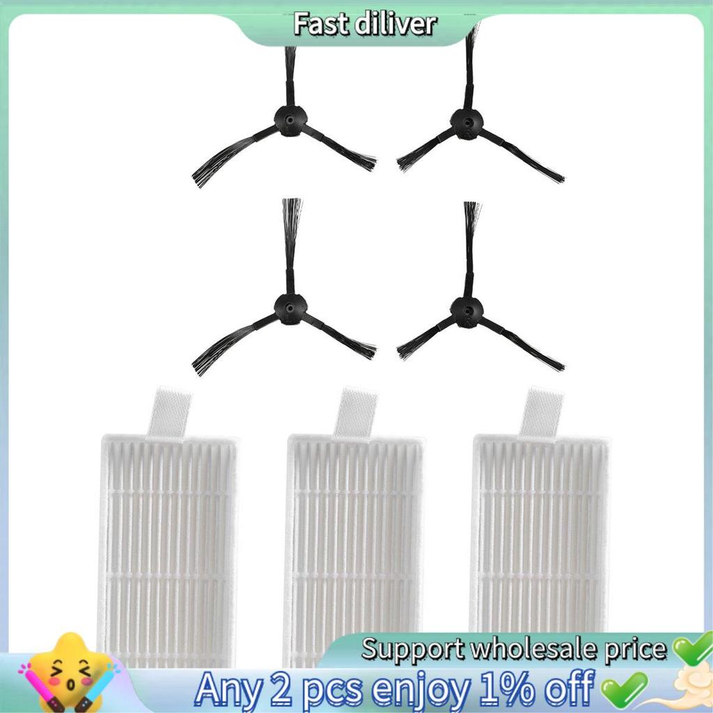 HJ-Sponge ตัวกรอง Hepa แปรงด้านข้างหุ่นยนต์เครื่องดูดฝุ่นสําหรับ V55 V50 V5 V5S V3 V3S V50 Pro X5 อุ